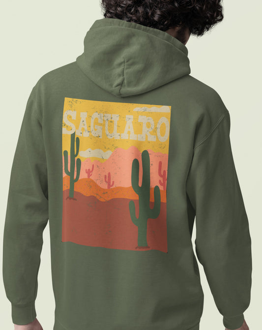Saguaro – Sonoran Sunset Cactus Soft Hoodie