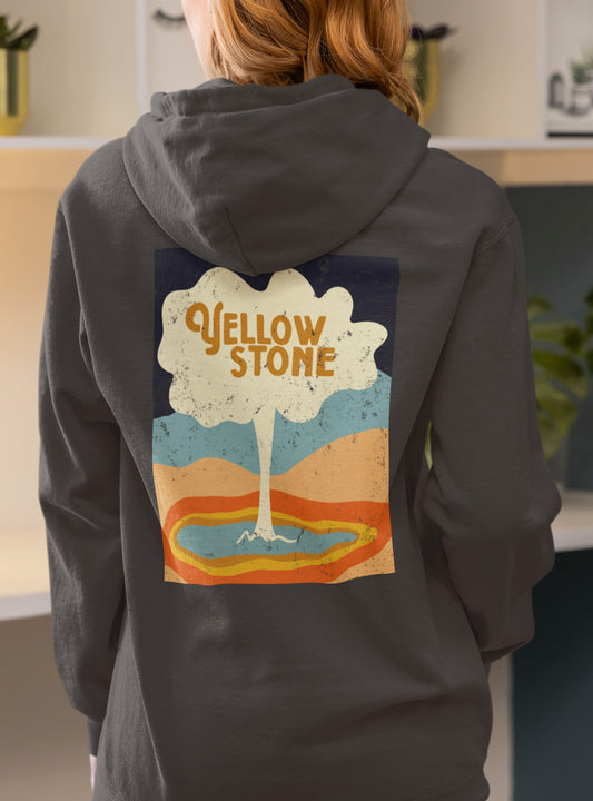 Yellowstone – Retro Geyser Glow Soft Hoodie